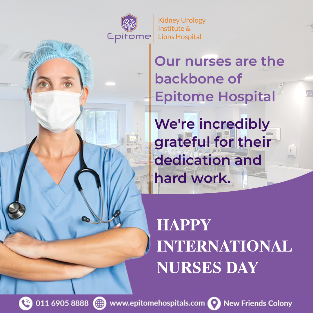 Happy International Nurses Day! At Epitome Hospital, we're incredibly grateful for the dedication and hard work of our nurses. 
#InternationalNursesDay_2023  #nursingday  #PatientCare  #HealthcareHeroes  #nurselife 
#nurseday #NurseAppreciation #friday