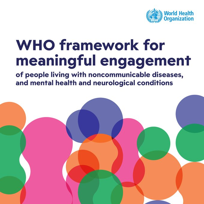HRIDAY (@hriday_org) on Twitter photo 📢Launched! <a href="/WHO/">World Health Organization (WHO)</a> framework for #meaningfulengagement of people living with #NCDs, #MentalHealth and neurological conditions. An important milestone to accelerate efforts for participatory approaches in policies, programmes, and processes.⏬
who.int/publications/i… 📢Launched! <a href="/WHO/">World Health Organization (WHO)</a> framework for #meaningfulengagement of people living with #NCDs, #MentalHealth and neurological conditions. An important milestone to accelerate efforts for participatory approaches in policies, programmes, and processes.⏬
who.int/publications/i…