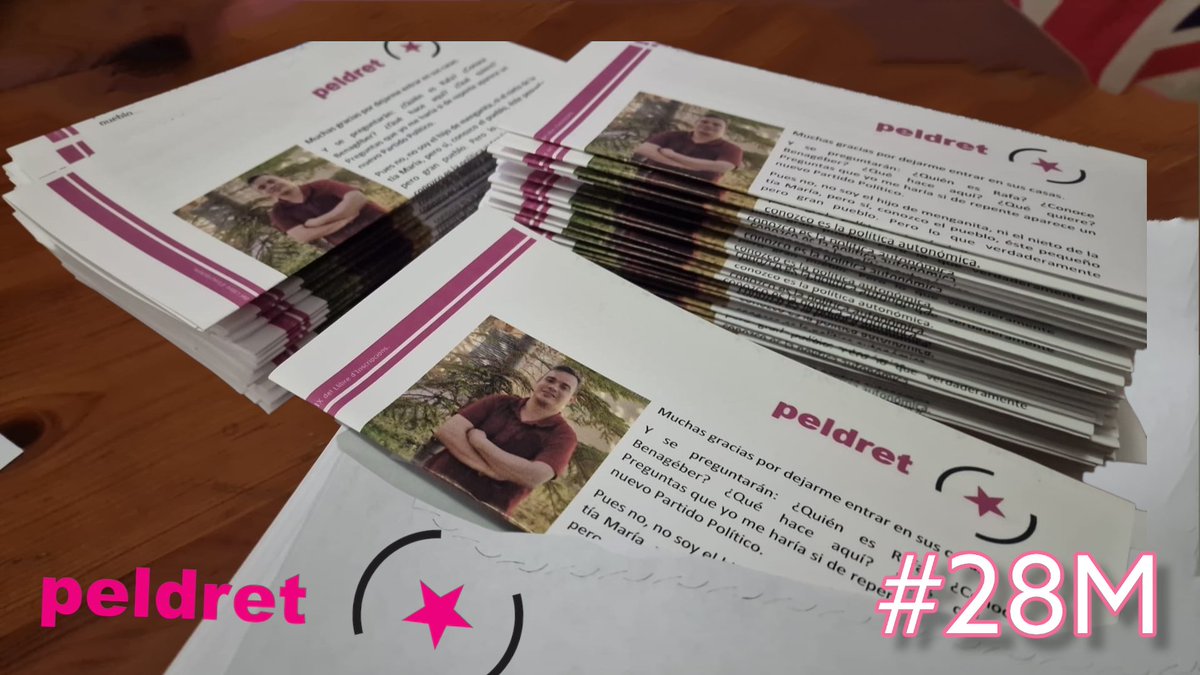 RafaelVerdeguer's tweet photo. Escomença la campanya electoral, en uns dies les veïnes i veïns de Benageber les rebran en les seues cases. En Benageber #VotaPELDRET
#PELDRET #28M @peldret_ https://t.co/10iMv1yGwA