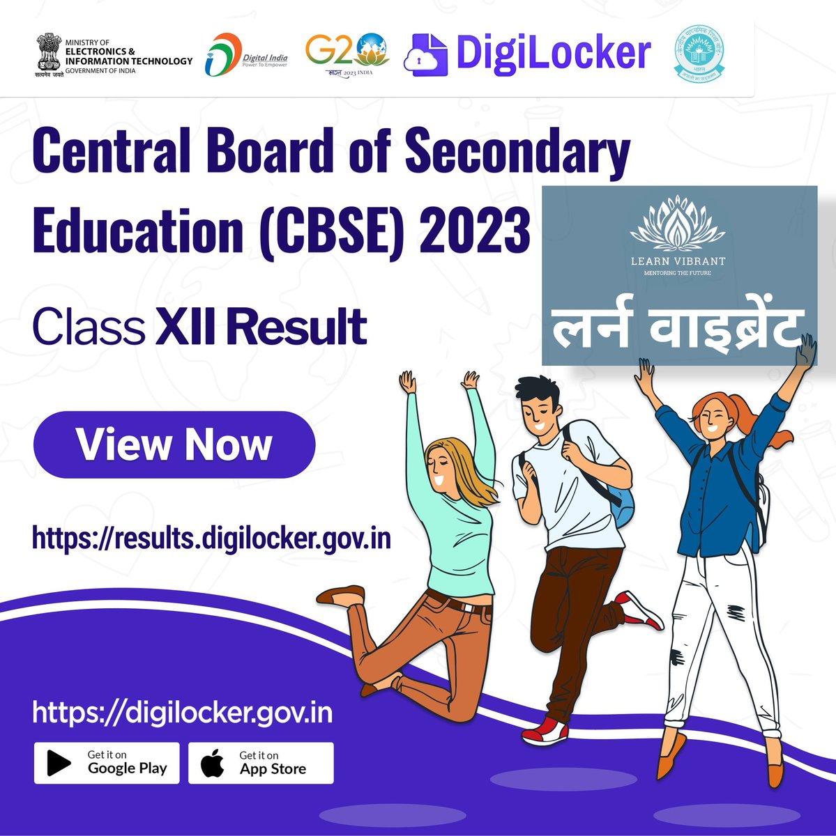 CBSE CLASS XII RESULTS ANNOUNCED
OPEN DIGILOCKER
How to find results via digilocker CLICK👇👇
youtu.be/vwuKbxEVfb4
youtu.be/vwuKbxEVfb4
youtu.be/vwuKbxEVfb4

#CBSEResult #cbse #results #cbseresults2023 #classxii #CBSEBoardResults