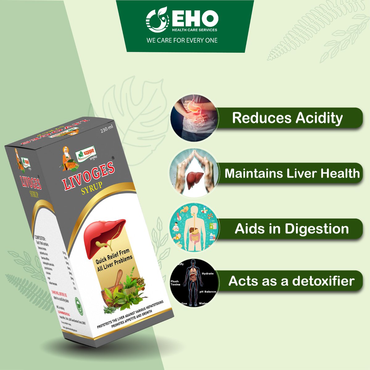 EhoHealthcare's tweet photo. Livoges Syrup work as Detoxifier for your body, its good for digestion also controls Acidity and helps to maintain your liver’s Health 

 #Liverhealth #digestion #Detoxifier #health #shrichyawan #AyurvedicMedicine #ayurveda #ayurvedicsyrup #EHO https://t.co/RToJKFfjA3