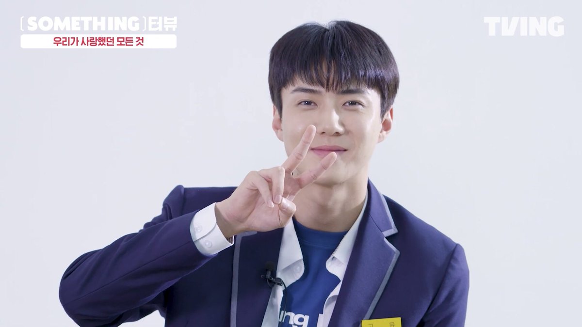 milkteus's tweet photo. eng subs have been added to tving’s ‘something-terview’ with sehun and his co-stars of ‘all that we loved’! 🧡

make sure to watch, like, share, and leave a lot of nice comments about sehun! ✨

🔗: https://t.co/WQESNvFuld https://t.co/3YLctu3SFh