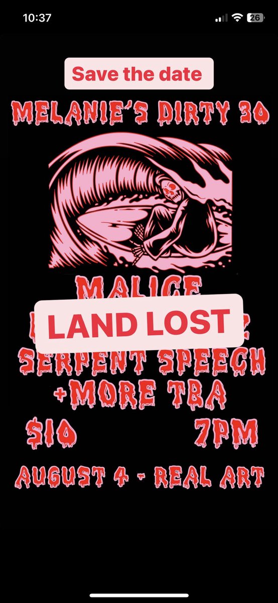 Mosh for Melanie’s Birthday