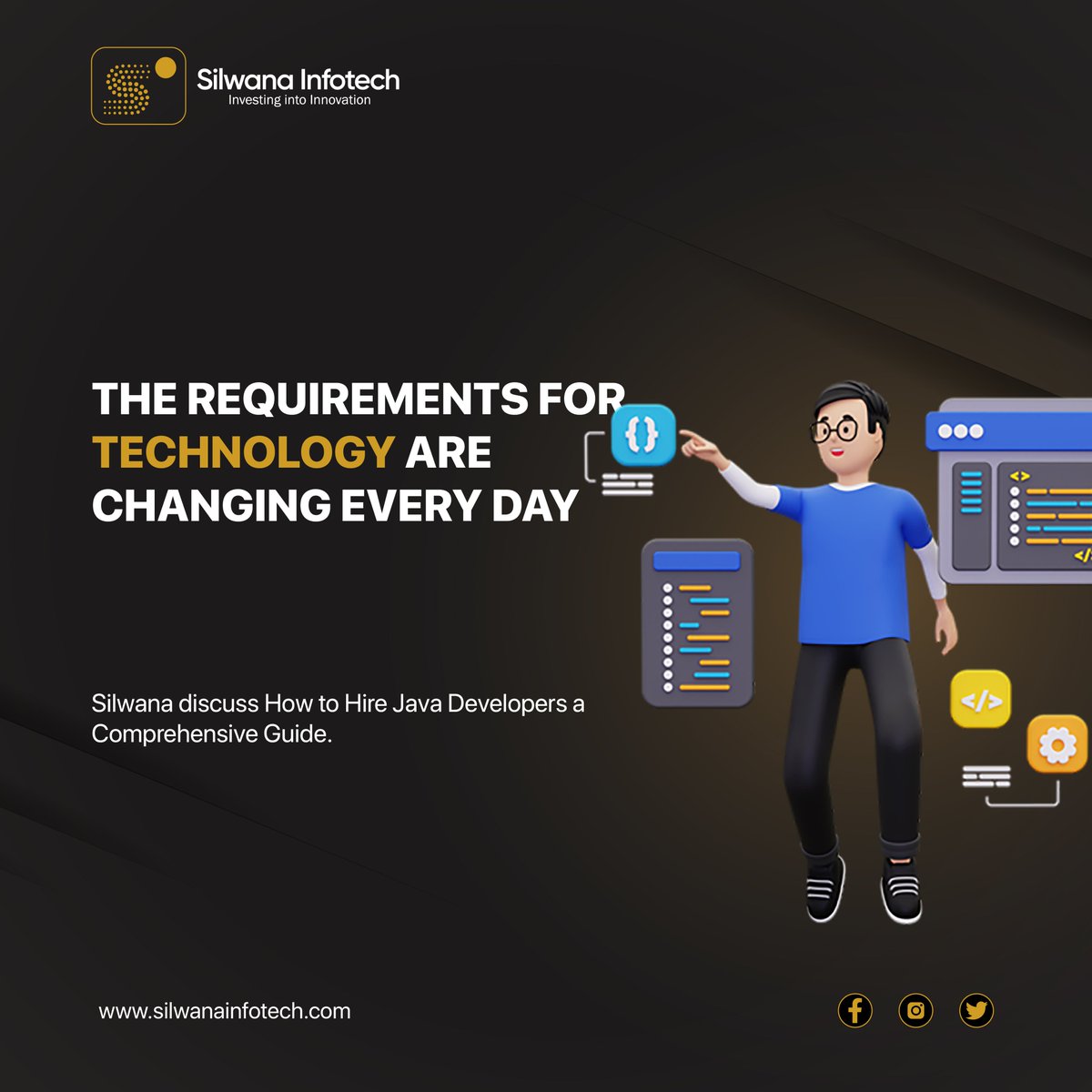 Silwatech's tweet photo. The requirements for technology are changing every day. Silwana discuss How to Hire Java Developers A Comprehensive Guide.
https://t.co/N9lPUE79qg
#SilwanaInfotech #Technology ##Java #JavaDeveloper #JavaTechnology #Dubai #UAE #ITCompany https://t.co/00mawGirr6