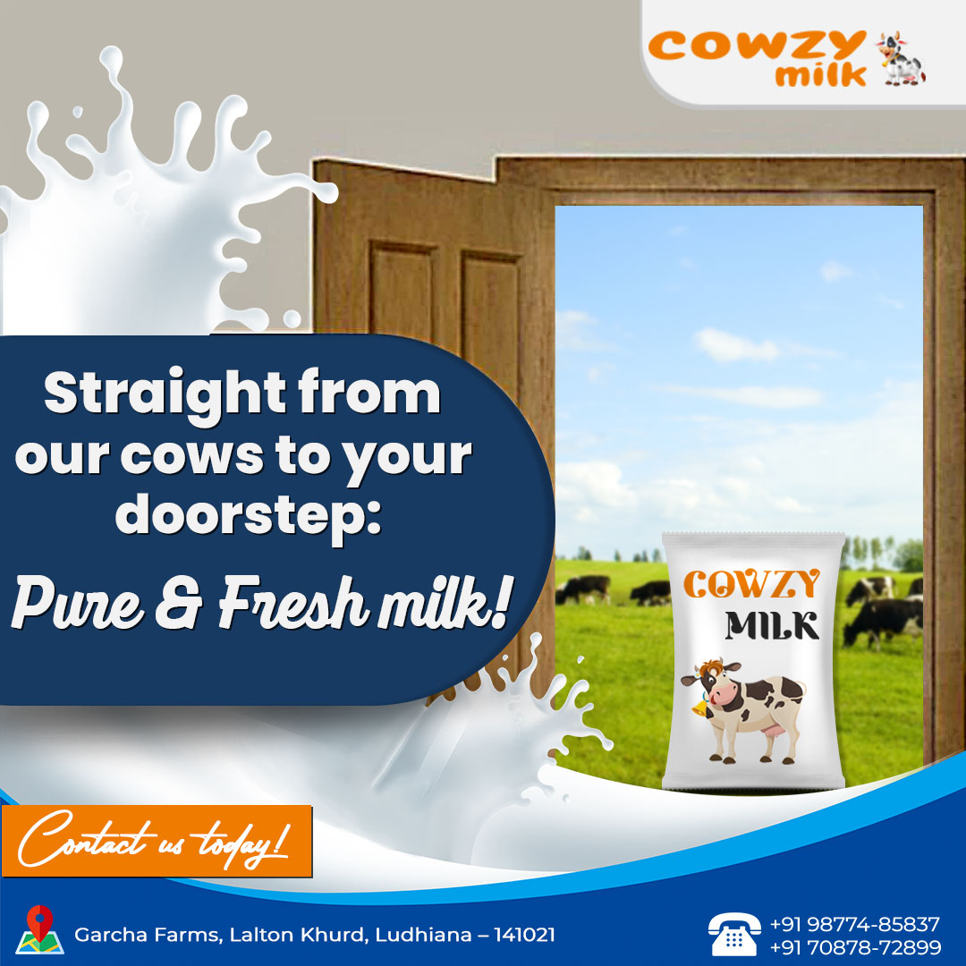 Straight From Our Cows To Your Doorstep : Pure & Fresh Milk 🐄🥛

Contact Us Today!
☎ 98774-85837
🌐 bit.ly/43FFEBi

#FreshMilk #CowMilk #FarmFresh #MilkFromTheFarm #PureMilk #qualitymilk #OrganicMilk #HealthyMilk #NaturalMilk #RealMilk #DairyFarm #MilkLove #DrinkMilk