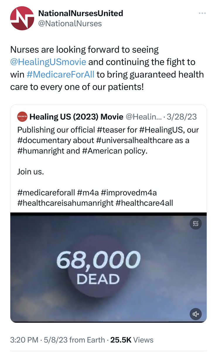@brooklynnygirl @SabbySabs2 @KennyBallentine @HealingUSmovie Thx for asking the question!!♥️♥️
Look what NNU tweeted out really recently!! This is really a huge deal!! As we can all see, the trailer reveals clearly that it goes strongly after corporate Dems and money in politics! 

Rather a strong indication that everyone has had ENOUGH!