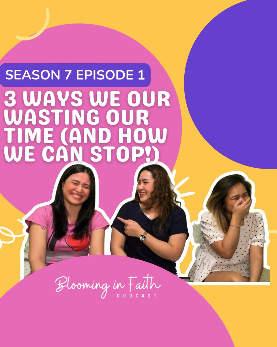 bloominginfaith's tweet photo. 🙃Don't waste another minute! Learn how to stop wasting your time in our upcoming vodcast episode.
Dropping Tonight @ 9PM via Spotify and Youtube ->>> https://t.co/oC8Lc44pCJ https://t.co/JN9Ugg8kPr