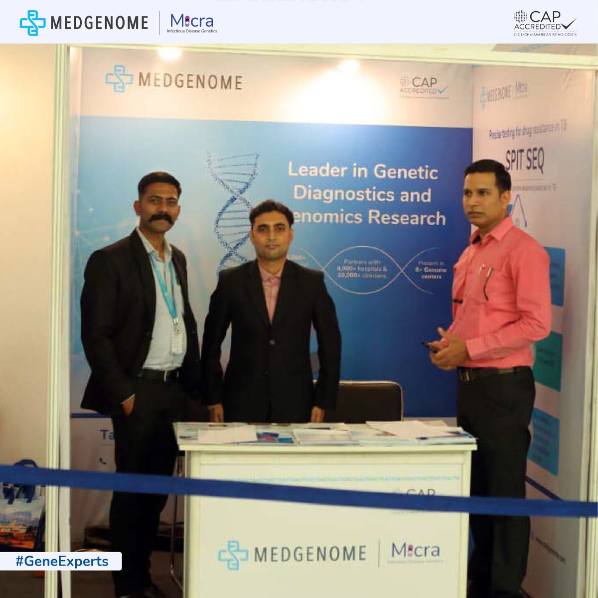 MedGenomeLabs's tweet photo. MedGenome is delighted to participate in the IDICON 2023 on May 6, held at AIMS, Jodhpur. The scientific sessions received great participation from medical professionals who took part in detailed discussions & presentations on Genetic Testing.
#MedGenome #GeneExperts #IDCON2023 https://t.co/zWU5eW8Ba2