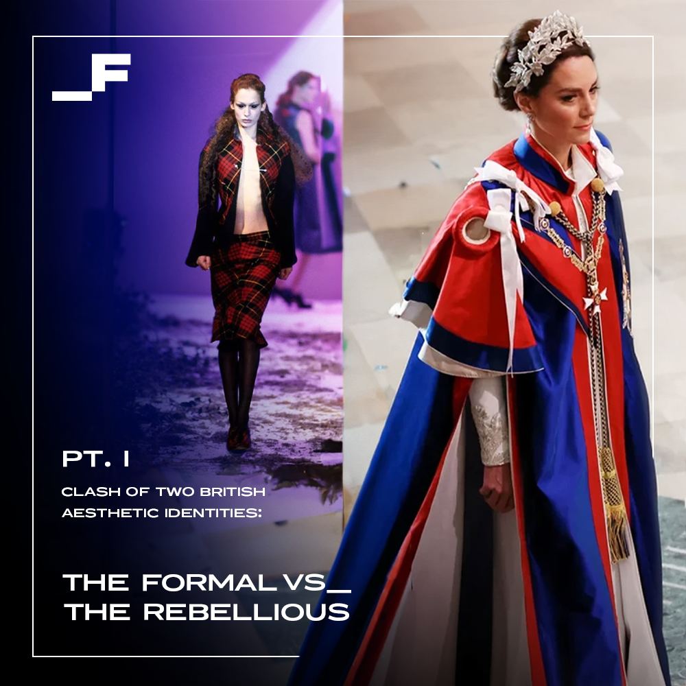 With the flood of content that came with #theCoronation, two faces of #BritishFashion have come into focus - 🧷👑