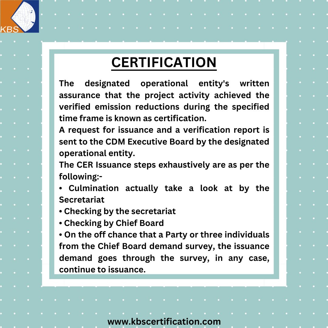 kbs_pvt_ltd's tweet image. Let's talk about Clean Development Mechanism Project Cycle...

#cdm #projectcycle #cleandevelopmentmechanism #sustainability #sustainable #cdmproject #kbs #kbsgroup