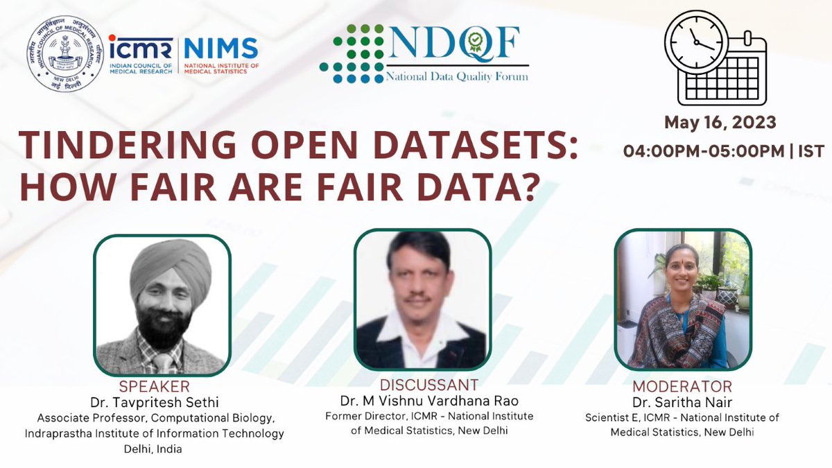 🔔Haven't yet registered for the webinar? 
✅ Register Now- zoom.us/webinar/regist…
📅May 16, 2023
🕛04:00PM-05:00PM | IST
#webinar #data #research