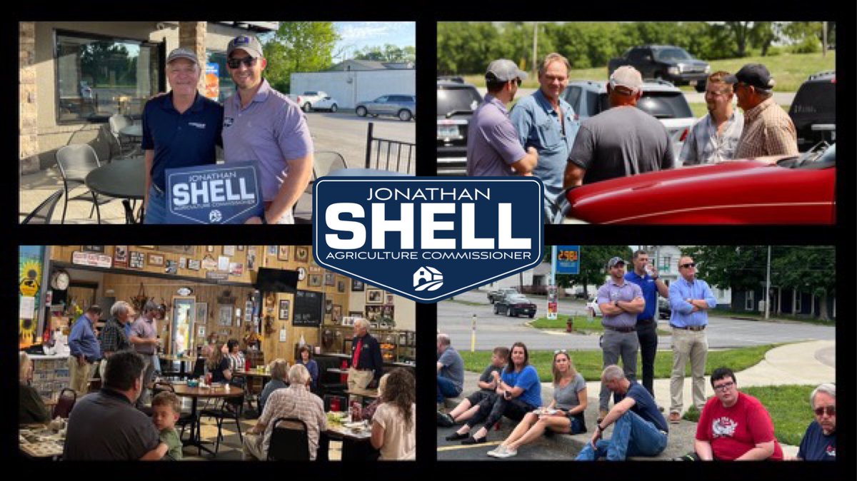 JShellKY's tweet photo. Talked about Defending Ag & Freedom today during campaign stops in Anderson, Mercer, Boyle, Lincoln, & Garrard Counties. #ToughAsShell https://t.co/8x5XXT30By