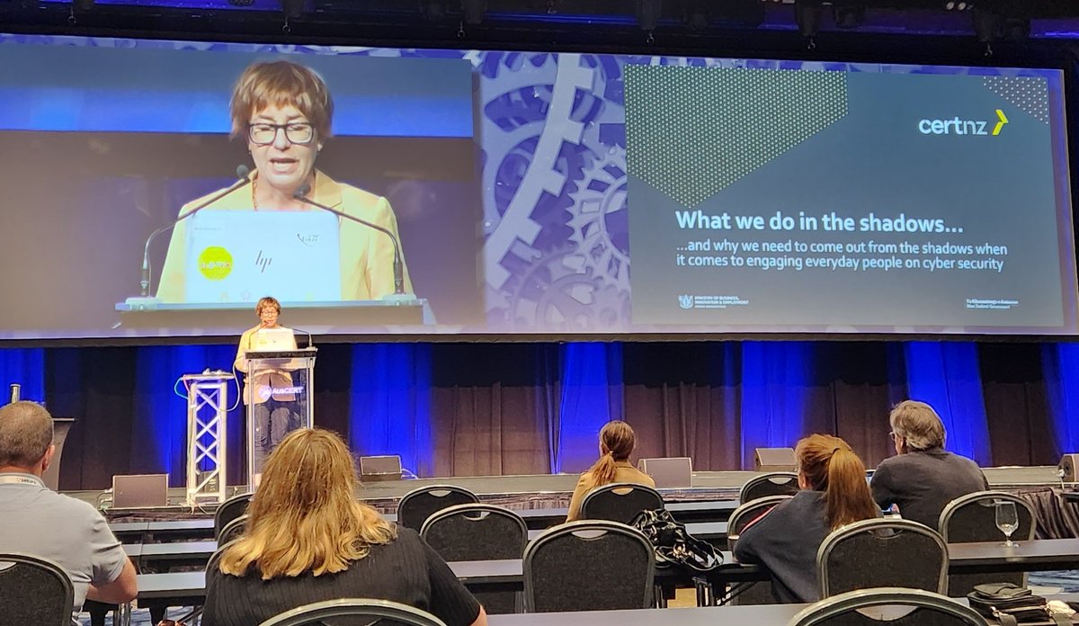So wonderful to have our friends <a href="/CERTNZ/">CERT NZ</a> from across the water here today at #AusCERT2023