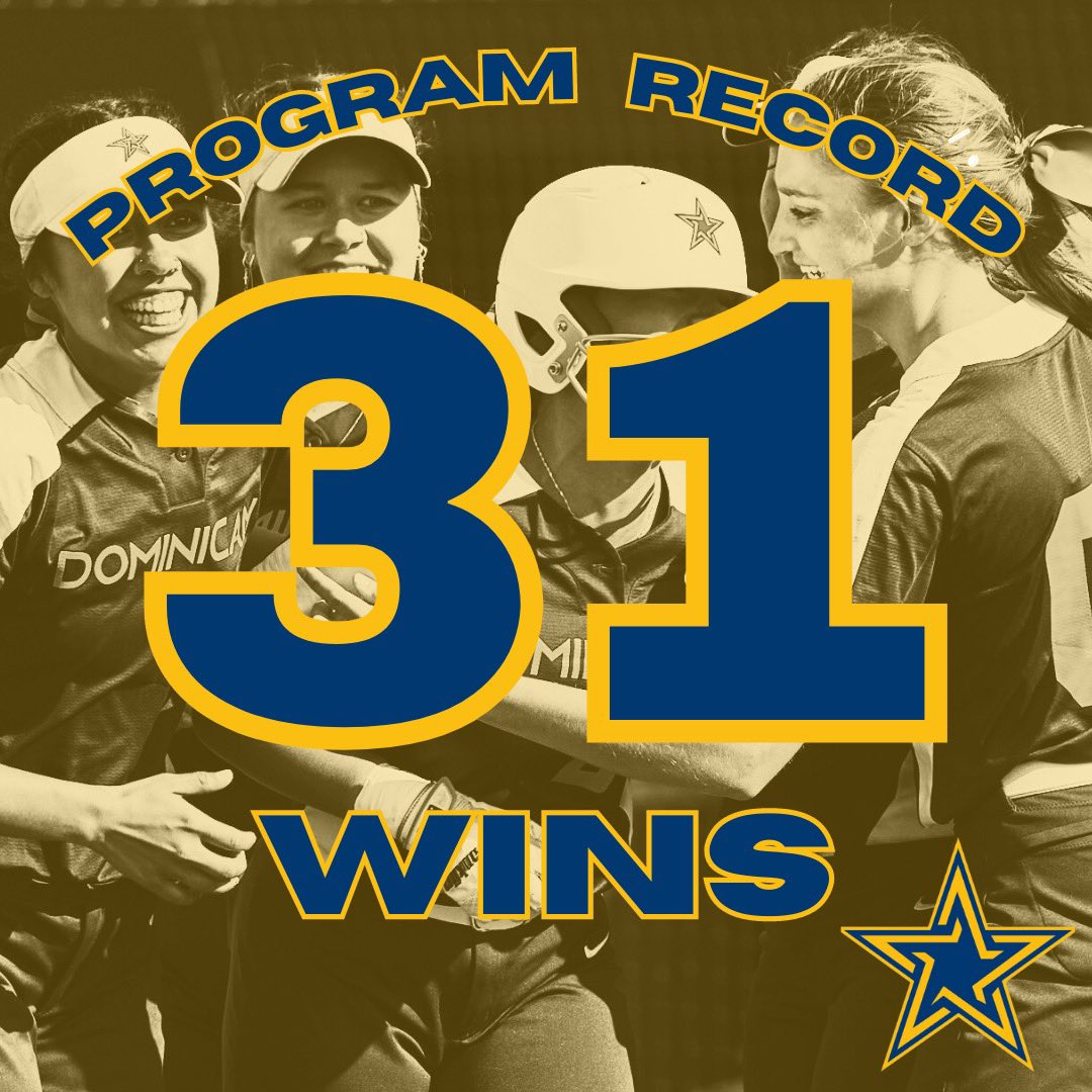 DU_Stars's tweet photo. Softball has set a new program record for wins! https://t.co/vd1Itu7SEI