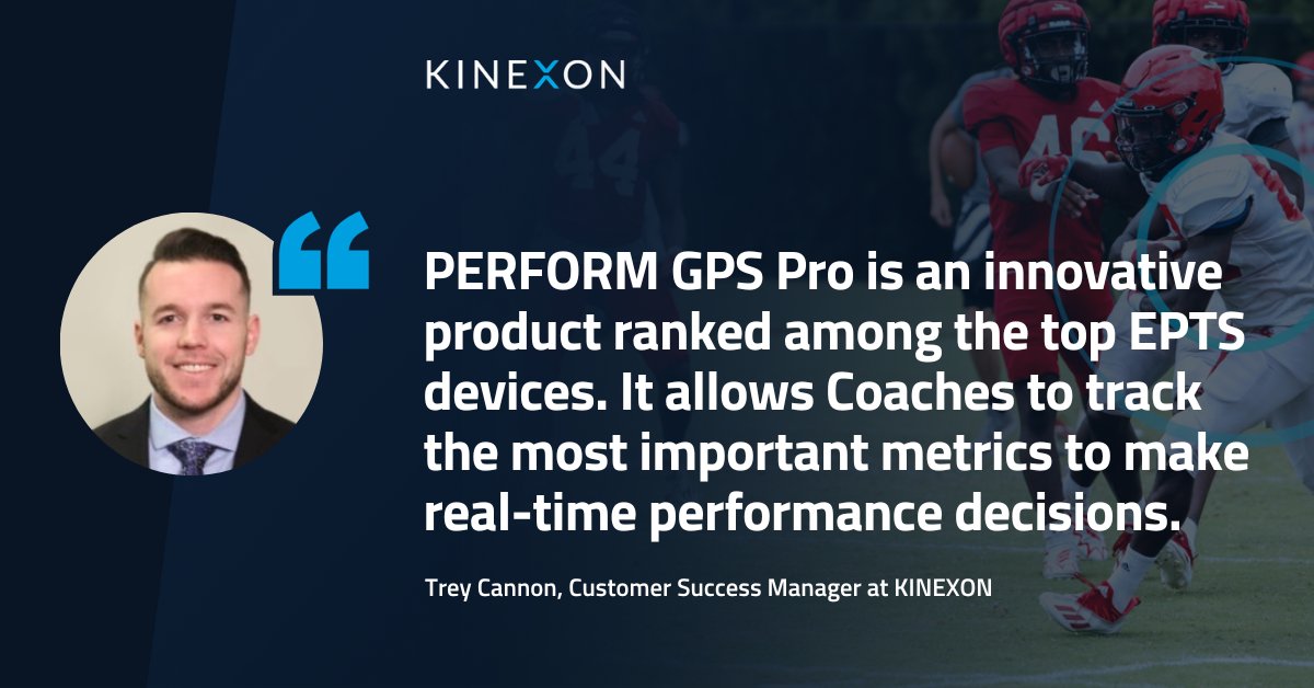 KinexonSports's tweet photo. KINEXON's solution experts deliver the insights football coaches need to evaluate player performance on and off the field. Learn more about the new GPS-based player tracking solution: KINEXON PERFORM GPS Pro
👉 Read more here: https://t.co/Hz7huLKrHt 

#InnovateTheGame #football https://t.co/DrBRfFs6P6