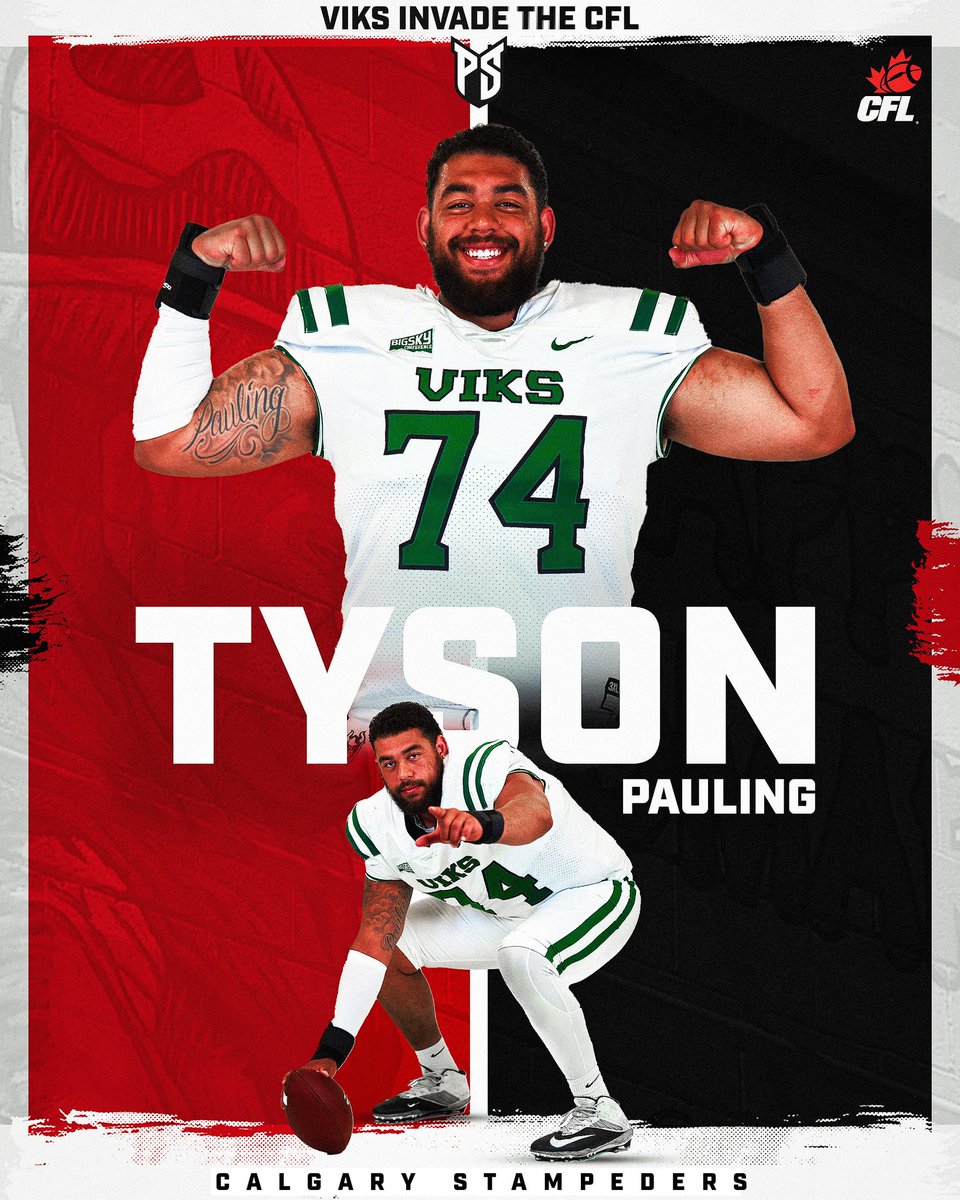 psuviksFB's tweet photo. Congratulations to @TysonPauling74 on signing with the @calstampeders of the @CFL 
#GoViks | #ProViks | #ViksInvadeTheCFL https://t.co/5mpLlvmpO6