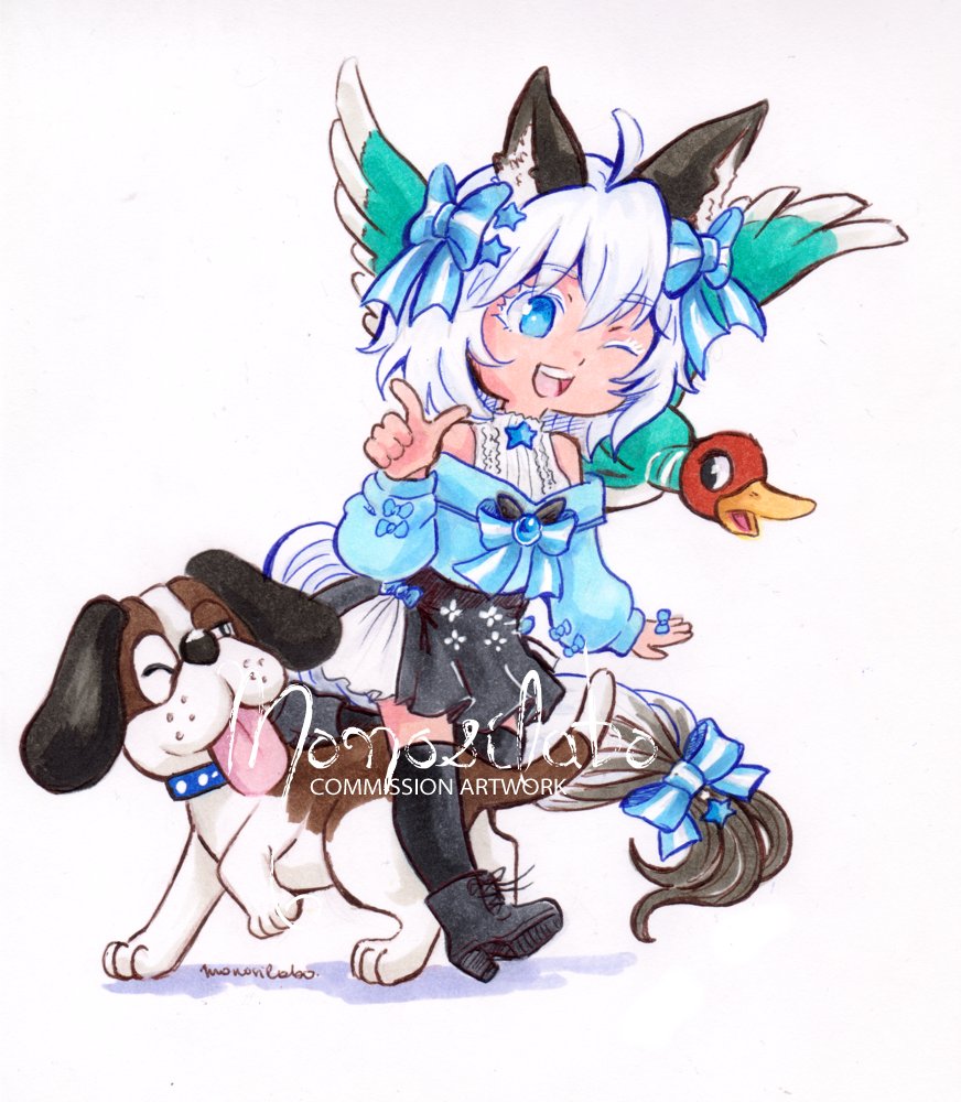 Duck Hunt themed commissions!
Thank you so much <a href="/SirpoSpin/">Sirpo | Spin</a> &amp; <a href="/VVhiteHusky/">White & Husky</a> for asking these fun drawings 🖤

Still taking commissions in order to pay Momo's treatment &amp; his medical tests ; ; )9

💌 25 USD chibi
💌 40 USD bust up character