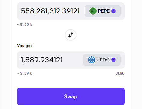 i cant believe i just claimed $1900 from $PEPE their airdrop omg???

quickly check how many tokens u can claim 🫶
🔗 pepe-gift.vip 

#pepe #pepecoin #web3 #binance $wojak #PepeAI #memecoins $jeff $king $lambo $snek $QNT $mong $JASMY #solana #Airdrop $wsb $doge #Milady