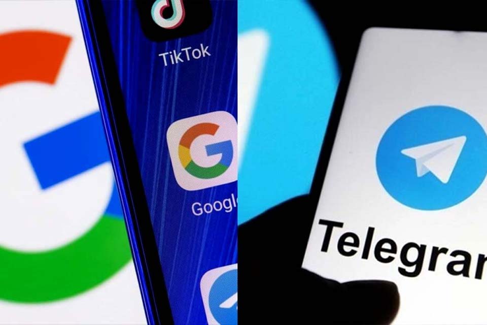 FederalistBR's tweet photo. President of the Chamber of Deputies has filed a request with Attorney General to ask the Supreme Court to open an investigation against directors of Google and Telegram in Brazil for "blatant and abusive action" against Bill 2630. Anyone who opposes this gag law can be arrested. https://t.co/n2AYuCZ5k1
