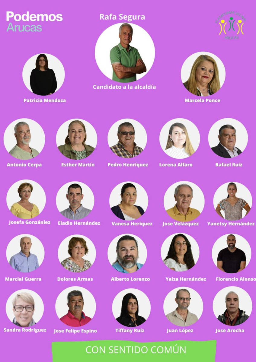 podemos_arucas's tweet photo. 📌Comienza la cuenta atrás para que el "SENTIDO COMÚN" regrese a Arucas. Podemos Arucas junto a la Plataforma Vecinal Arucas trabajarán juntos por y para Arucas.
En Arucas Podemos 💚💜 https://t.co/k8hPwrme0n