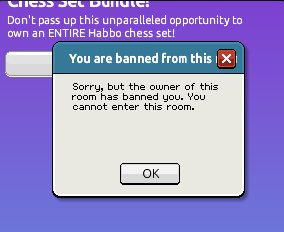 HabboFrauds's tweet photo. 🕵️ BEWARE: The user 9601 scammed James for 281c in his "Selling bulk club sofas" room. He just bans you after you buy the marketplace item he lists in replace of said items. 

#Habbo #Scam #9601 #EHS #EndHabboScams #ScamAlert #HabboMafia https://t.co/E8FbPZTmET