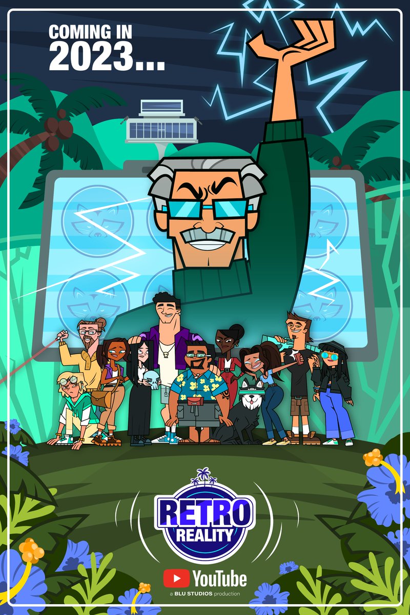 productions_blu's tweet photo. OFFICIAL poster for RETRO REALITY - Youtube miniseries from the creator of TD Reunion. Subscribe to https://t.co/E9dHcUPCnE for updates. Auditions will be announced soon! #totaldrama #youtube #cartoon #bluproductions #official #animation #poster #Survivor #bigbrother #RealityTV https://t.co/C6Oqgfp6LM