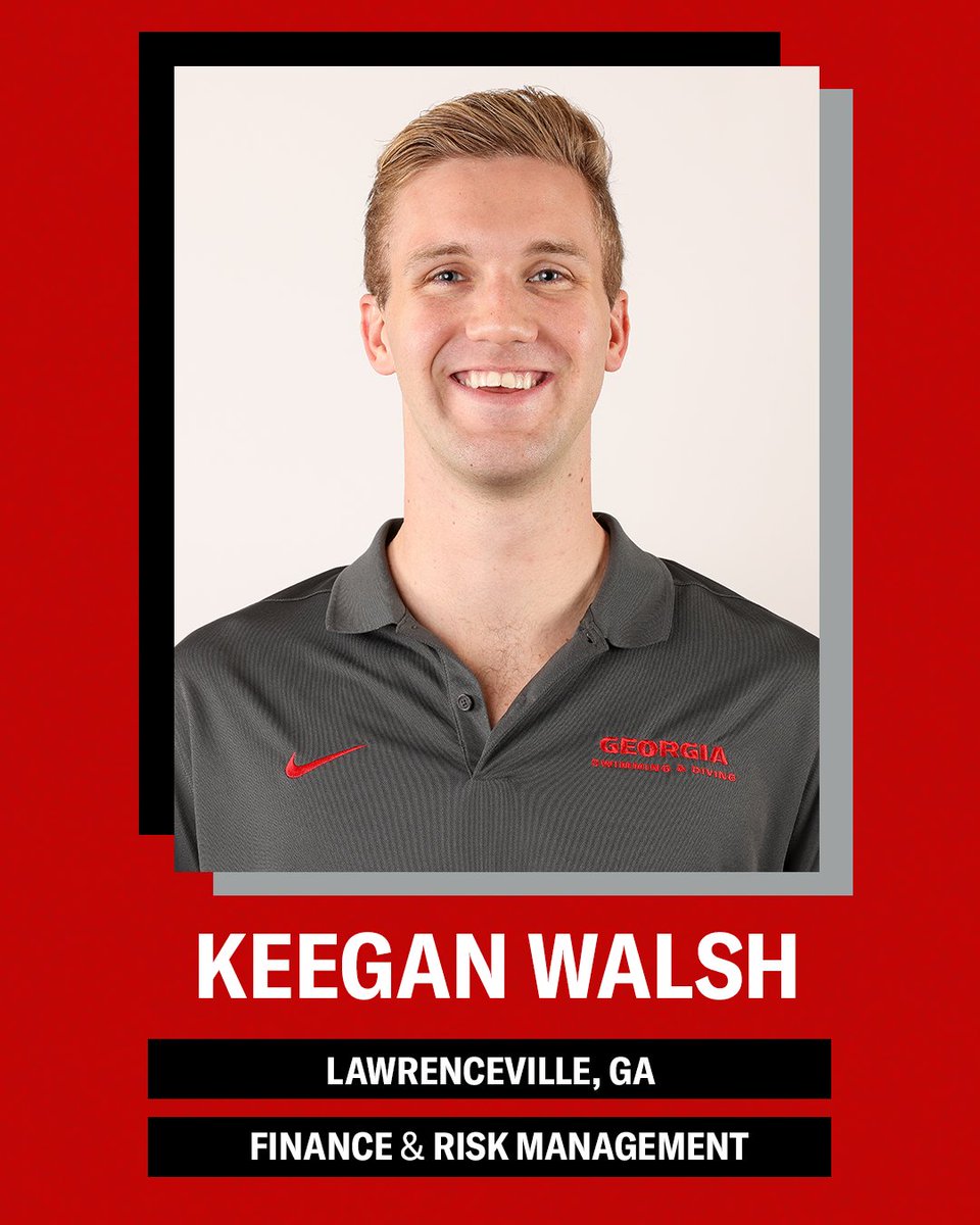 UGASwimDive's tweet photo. 🐾 Keegan Walsh
📍 Lawrenceville, Ga.
🎓 Finance &amp; Risk Management
🏛️ @TerryCollege 

#UGAgrad | #GoDawgs https://t.co/6ccTVfphdt