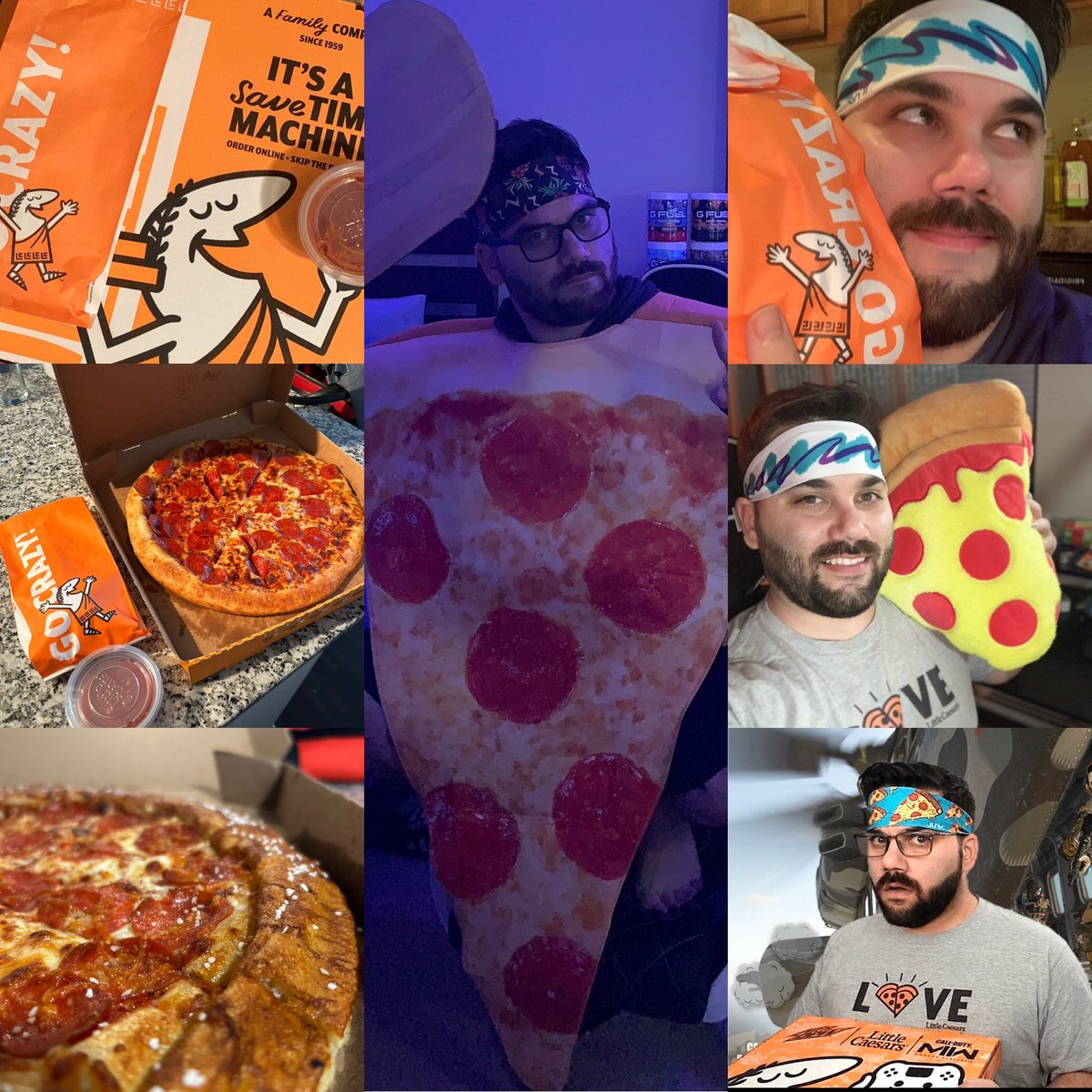 pizzathedude's tweet photo. @littlecaesars ! I am The Great Pretzel Crust Champion! 

Believe the hype.
To the Warzone and back… 
Trust the Crust.

 #ICravePretzelCrust #Contest https://t.co/FbVTQqGMep