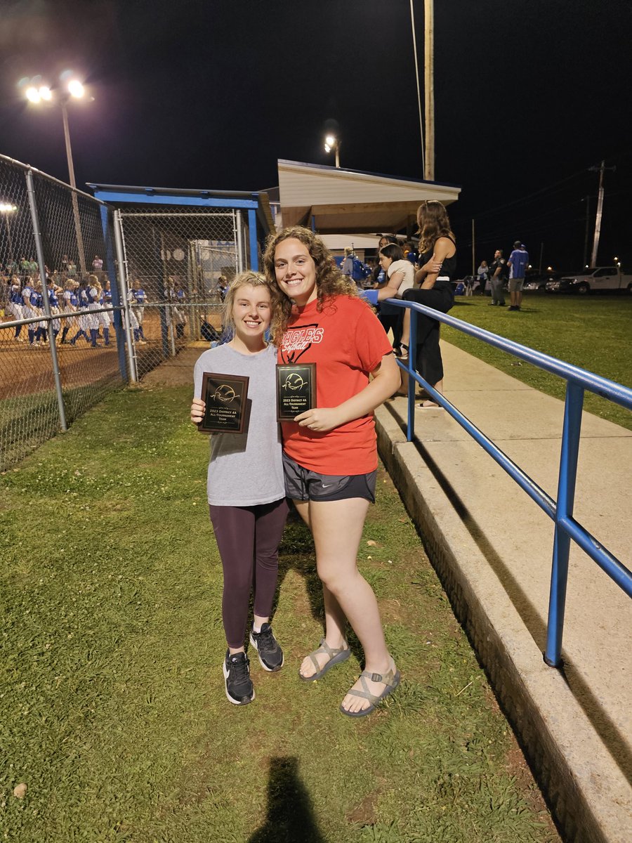Congratulations to our District 4-A All-Tournamnet team members! <a href="/Rhylan_Hicks24/">Rhylan Hicks</a> &amp; Hailey Johnson.