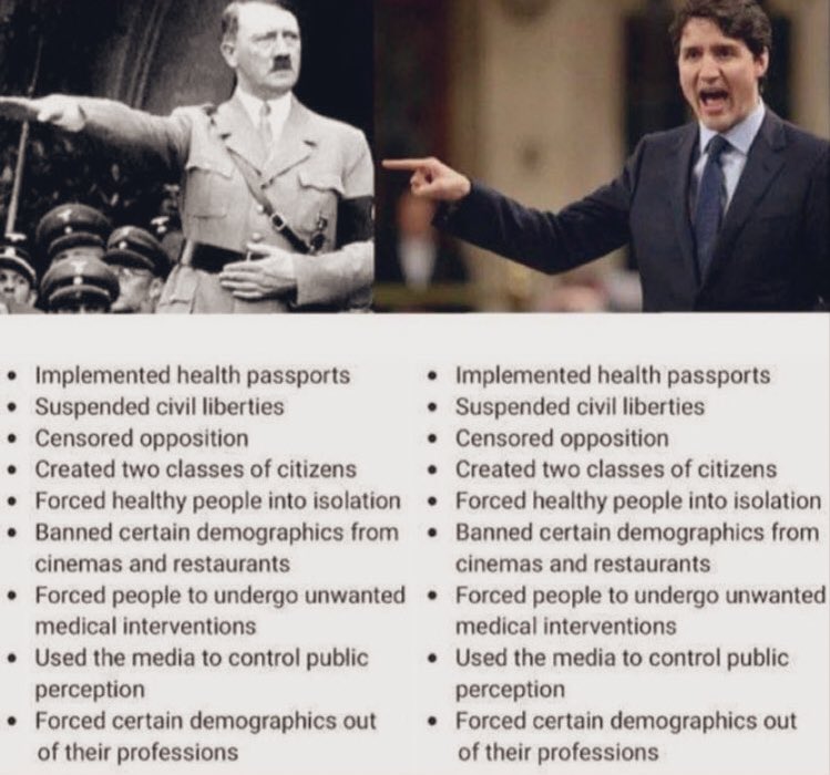CanadaFreedom18's tweet image. Pitting the vaccinated against the “unvaccinated” was a psychological operation. 

They put out malicious propaganda to dehumanize anyone with the intentions of creating a society incapable of saying no the the government #TrudeauBrokeCanada #TrudeauChineseAsset #trudeauhastogo