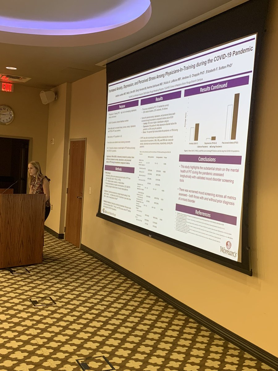 Had a ton of fun presenting and learning from my classmates and colleagues today at OLOL-LSU Quality + Research Day!

<a href="/LSUHealthNOBRC/">LSU Health- Baton Rouge Campus</a>