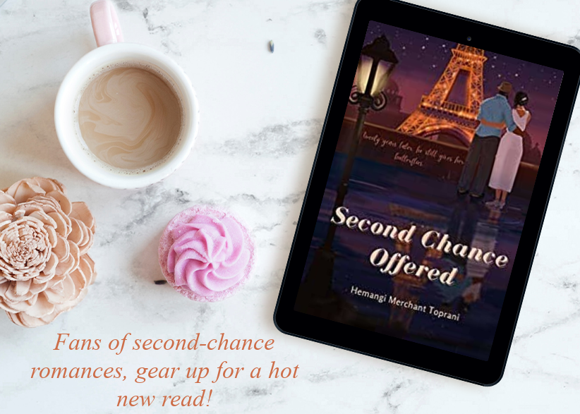 🎉🎉New Release!🎉🎉
A new second chance romance is out now–check out SECOND CHANCE OFFERED by Hemangi Merchant Toprani and grab your copy of the new release today!
Amazon: amzn.to/42KEfYY