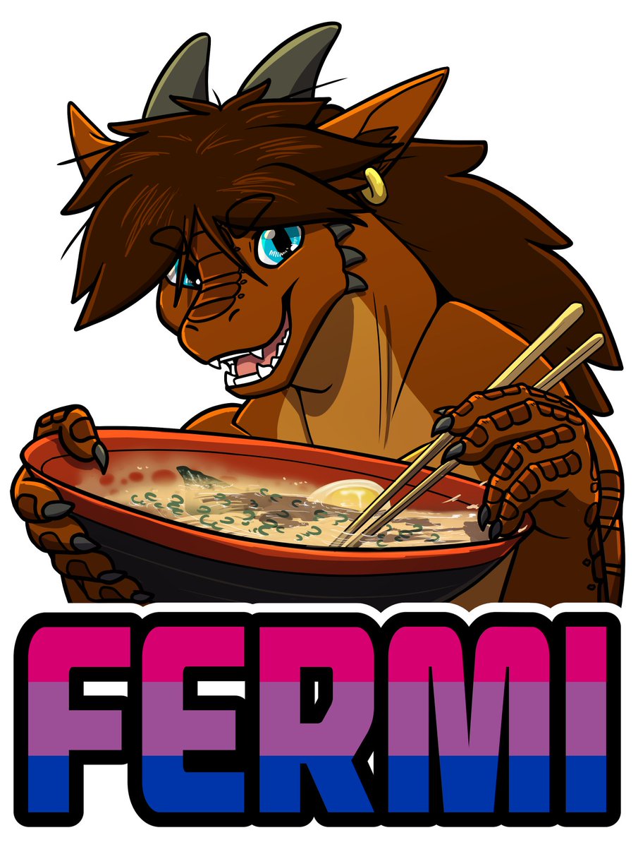 NeonNoble's tweet photo. Last minute badge done for my good friend @FermiTorok!!! https://t.co/9xYDxMK0Hq