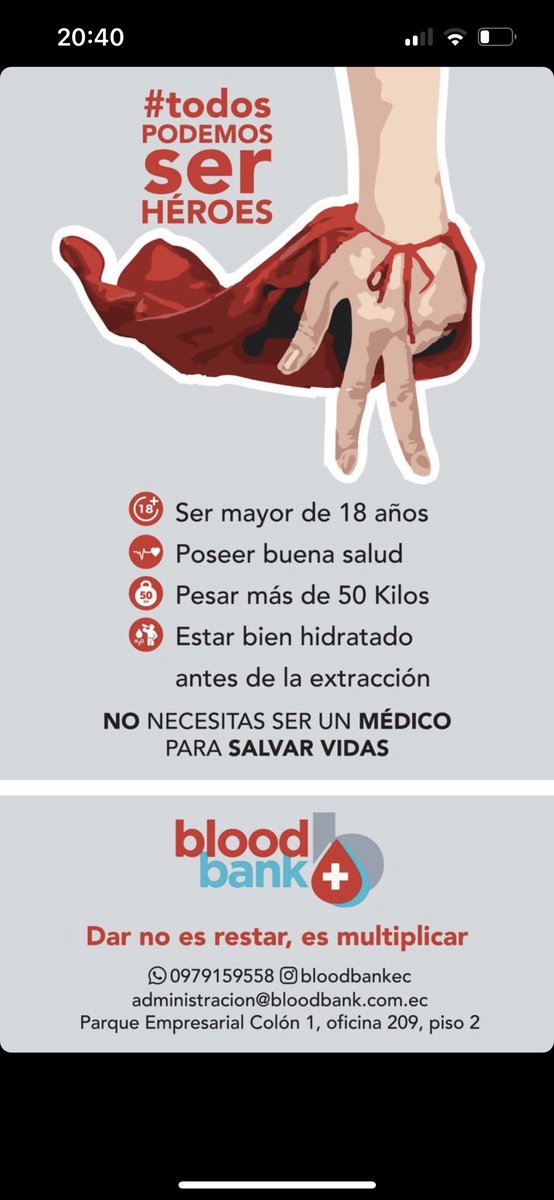 xass76's tweet photo. A donar.  Es doloroso ver las cadenas de mensajes cuando alguien necesita algún tipo de Sangre en especial.  Debemos ser solidarios y tener donantes identificados en los distintos centros que dan este servicio. https://t.co/5EAqROI1EX