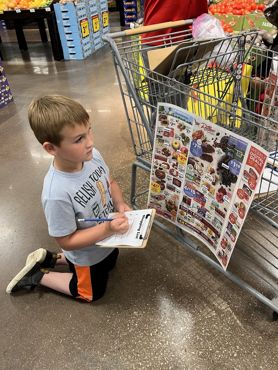 Thank you to <a href="/DillonsGrocery/">Dillons</a> for hosting our Kindergarten Family Night!

Kindergartners spent 6 weeks studying academic skills with a “Grocery Store” theme (or Study). Tonight, they practiced their skills and showed their learning to their families while at the grocery store!