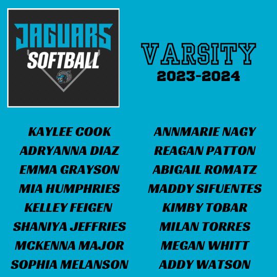 Congrats to our 23/24 Jags! We are very excited about this group and we’re ready to get to work! #SKG #WAR #RTB