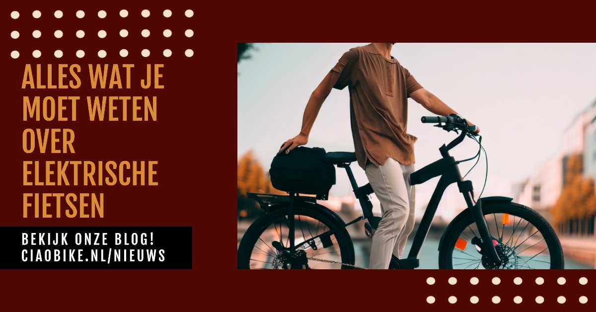 CiaobikeNL's tweet image. 🚲 Elektrische fietsen zijn booming! Maar waarom kiezen voor een e-bike? Lees onze gids en ontdek alles wat je moet weten over elektrische fietsen. #elektrischefiets #tips #informatie 🔍

ciaobike.nl/alles-wat-je-m…
