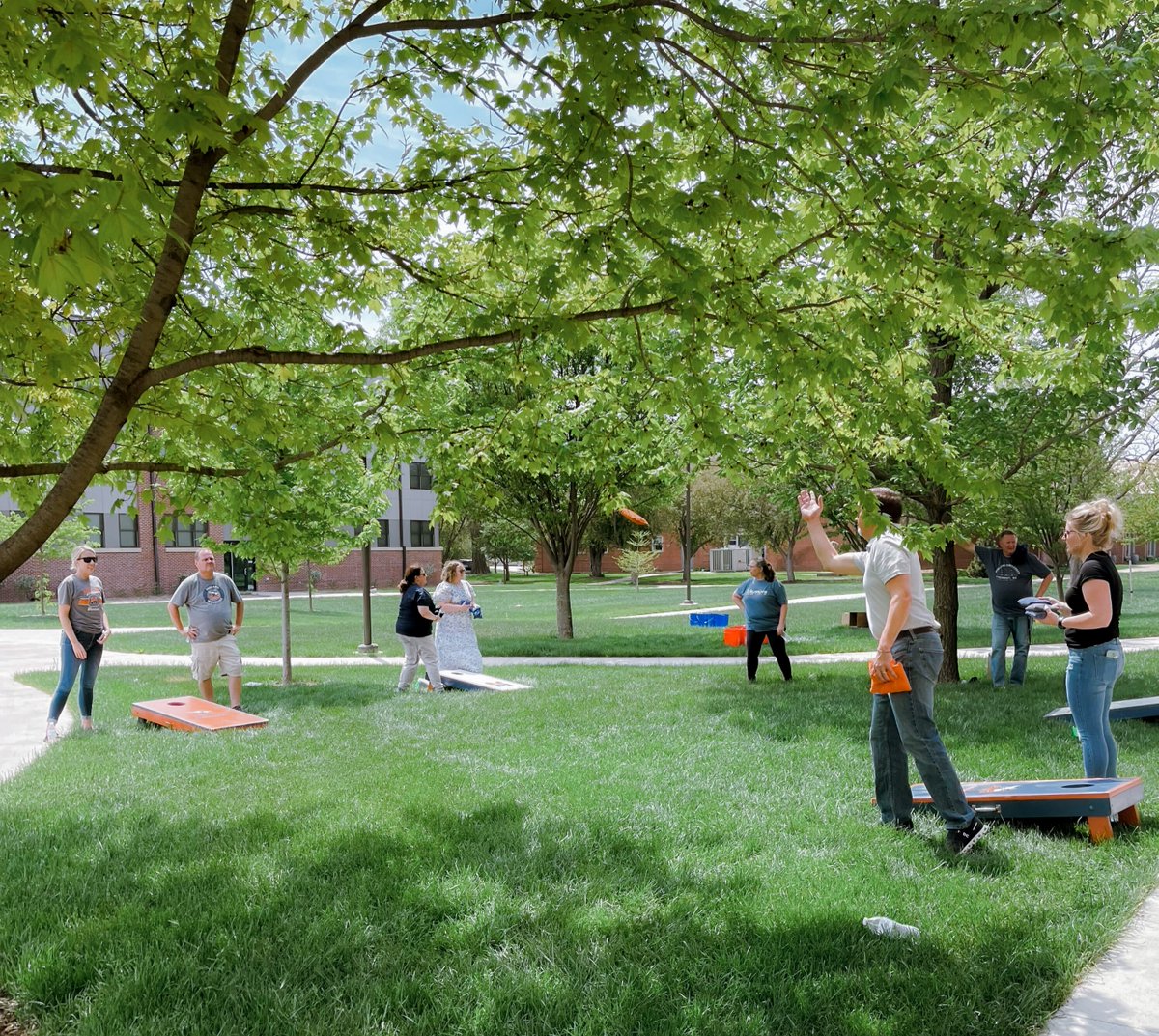 Yesterday we had the opportunity to show our faculty + staff how much we appreciate each and every one of them. We want to say thank you for all their hard work and dedication to make Midland, Midland. 🧡💙