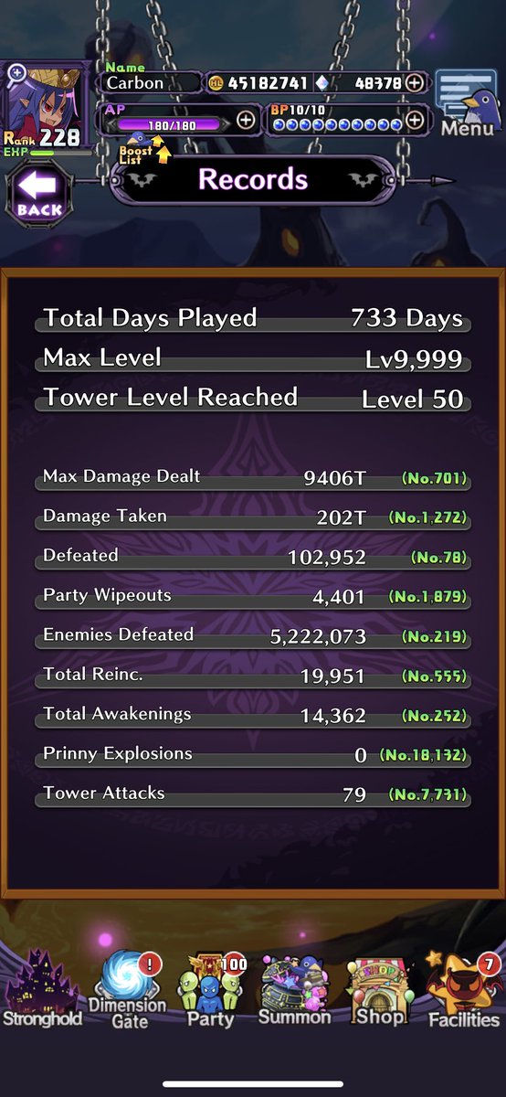 k_villager's tweet photo. Farewell Disgaea RPG Global version 😢 #DisgaeaRPG #Disgaea https://t.co/7TgTReJMJA