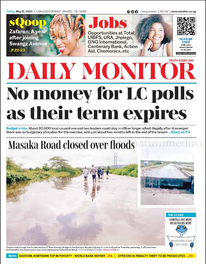 Daily Monitor on Twitter "No money for LC polls as their term expires https//t.co/IQlYhxJmby 