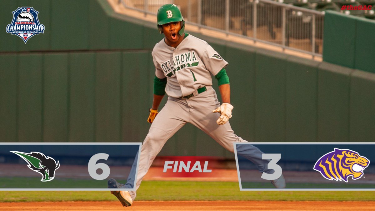 #TheGAC (@gacathletics) on Twitter photo FINAL - #⃣6⃣ <a href="/OBU_Athletics/">OBU Bison</a> <a href="/OBU_Athletics/">OBU Bison</a> defeats #⃣2⃣ <a href="/OuachitaBSB/">Ouachita Baseball</a> <a href="/OuachitaTigers/">Ouachita Athletics</a> 6-3 in game 2 of #theGAC ⚾️ Championships FINAL - #⃣6⃣ <a href="/OBU_Athletics/">OBU Bison</a> <a href="/OBU_Athletics/">OBU Bison</a> defeats #⃣2⃣ <a href="/OuachitaBSB/">Ouachita Baseball</a> <a href="/OuachitaTigers/">Ouachita Athletics</a> 6-3 in game 2 of #theGAC ⚾️ Championships
