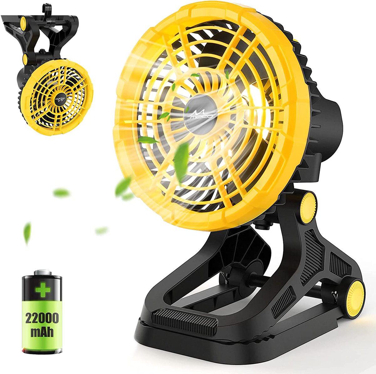 'FEATURES/REVIEWS' MoKo Camping Fan with Light, 22000 mAh Rechargeable Fan Portable, Run Up to 72H Battery Powered Fan,... #MoKoCampingFanwithLight #MoKo #CampingFanwithLight #CampingFan #RechargeableFan #fans #PersonalDeskFan #fans pinterest.com/pin/5956714882…