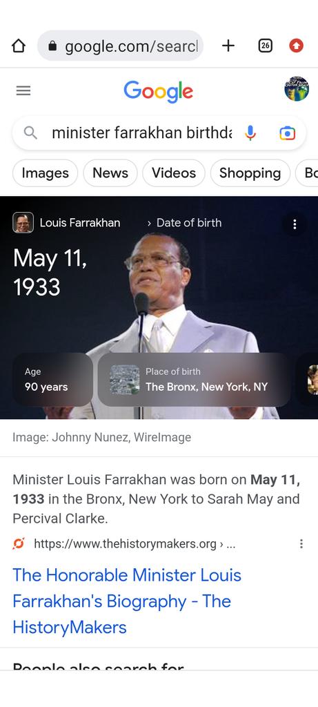 HAPPY 90TH  BIRTHDAY HONORABLE MINISTER LOUIS FARRAKHAN    