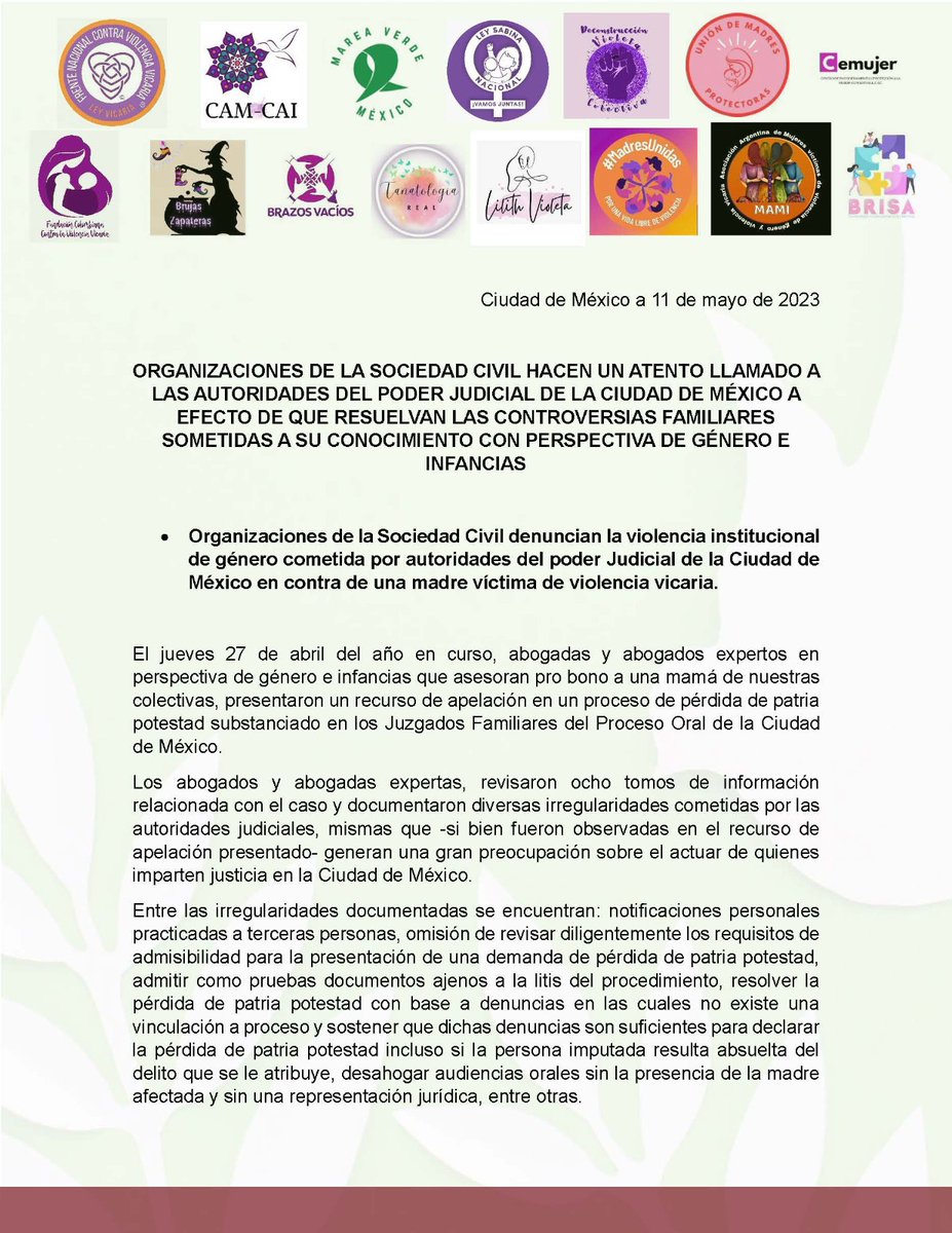 RodasBalderrama's tweet photo. Imagina que ilegalmente separan a tu hija de tu regazo como madre y que no conformes con eso te inician juicios penales para que nunca la vuelvas a ver, acudes a los tribunales de justicia y obtienes más violencia.

Así los tribunales en México.

#justiciaparapaula

@PJCDMX https://t.co/0Lb0sx9k1C