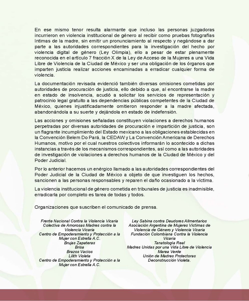 RodasBalderrama's tweet photo. Imagina que ilegalmente separan a tu hija de tu regazo como madre y que no conformes con eso te inician juicios penales para que nunca la vuelvas a ver, acudes a los tribunales de justicia y obtienes más violencia.

Así los tribunales en México.

#justiciaparapaula

@PJCDMX https://t.co/0Lb0sx9k1C