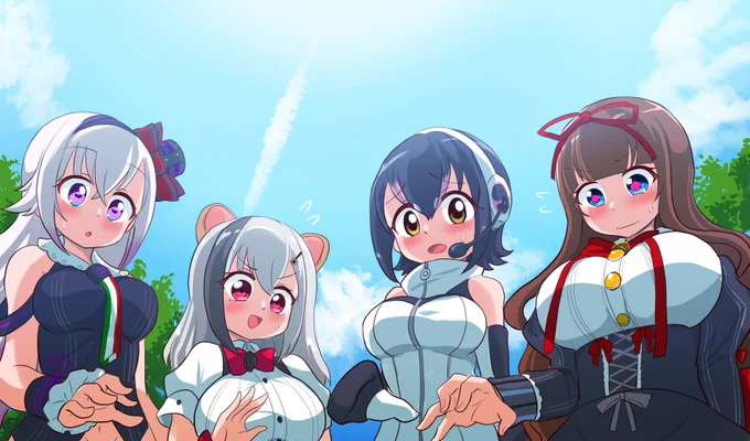 このアングル好き #フルル2周年 #ピノの自由帳 #みみみゅーじあむ #ふるるあーと #ちぇり絵