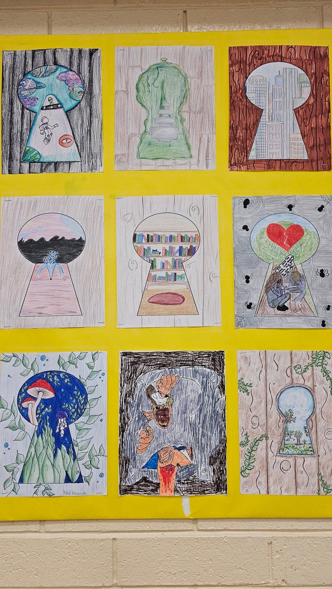 Jupmiddle's tweet photo. With work honoring great Black artists, Hispanic heritage art, and Holocaust remembrance, kids are #valuingdifferences, making #globalconnections, and fostering #interculturalunderstanding. Blown away by this art show. Change starts here @Jupmiddle #globalleaders #oneloveonecrew https://t.co/wkxS0UoL6L