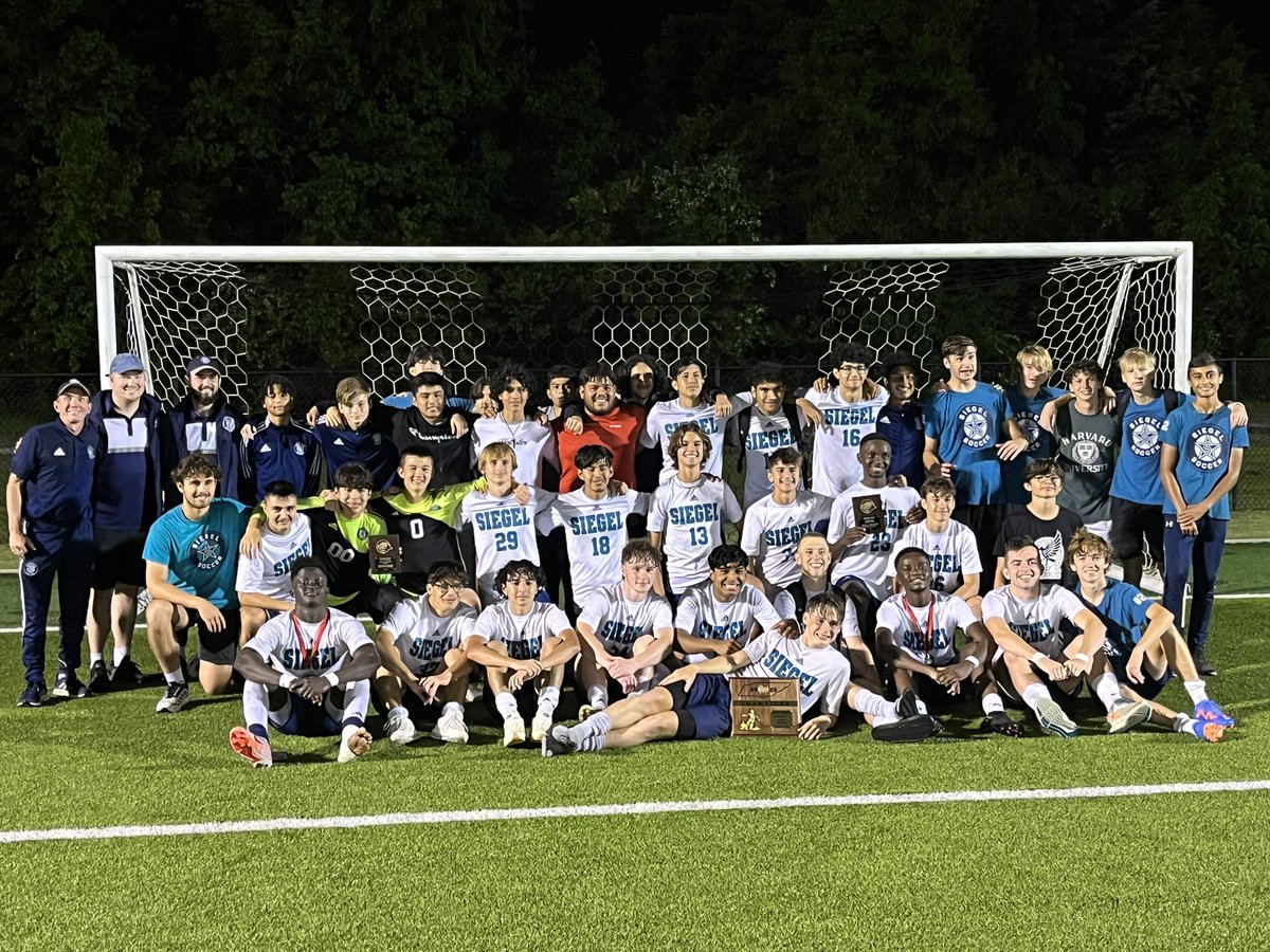 Congratulations <a href="/SiegelFutbol/">Siegel Mens Soccer</a> for winning the 8AAA Soccer District Championship. The first one in school history. <a href="/SiegelAthletics/">Siegel Athletics</a> <a href="/SiegelHighStars/">Siegel High School</a>
