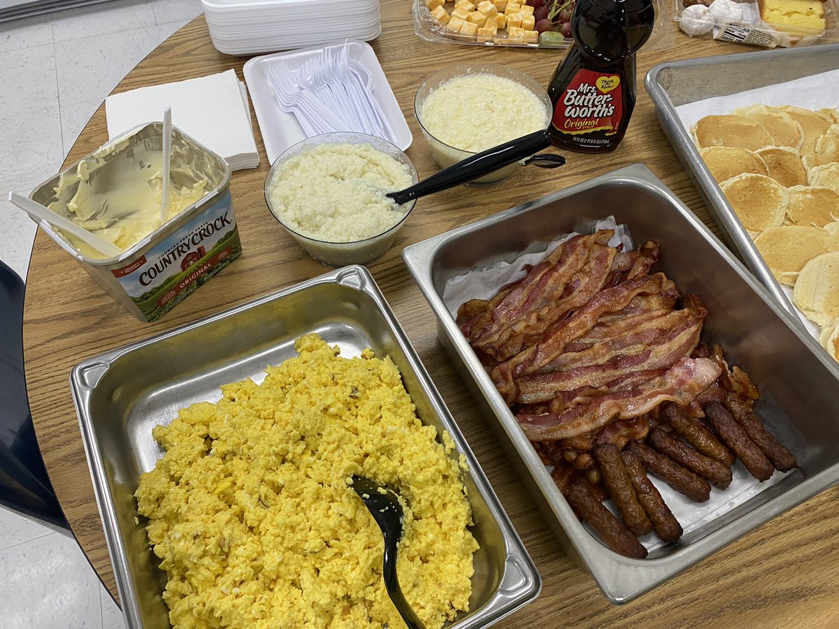 New Hope has the “Best” support staff ever.  They surprised the Teachers with an amazing Breakfast all cooked and served by them.  We were in awe also they provided coverage while we had breakfast and fellowship!!!! #WildcatCampions. #WeGrowChildren