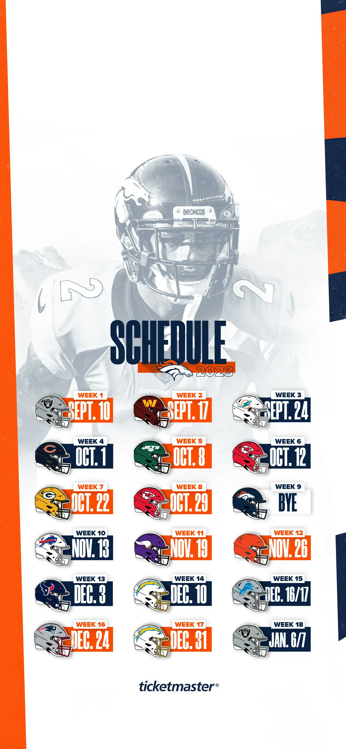 Denver Broncos on X: The season before the season. Our 2023 preseason  schedule »   / X